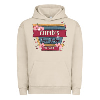 Pigment French Oak cupid's love lodge Urban Hoodie - MaliasSmallBusiness