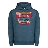 Pigment Midnight Navy cupid's love lodge Urban Hoodie - MaliasSmallBusiness
