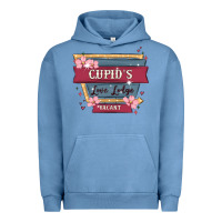 Pigment Pebble Blue cupid's love lodge Urban Hoodie - MaliasSmallBusiness
