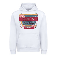 White cupid's love lodge Urban Hoodie - MaliasSmallBusiness