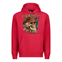 Cardinal cowboy killer with skull Premium Hoodie - texasbilliewilder