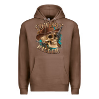 Chestnut cowboy killer with skull Premium Hoodie - texasbilliewilder