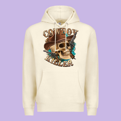 Premium Hoodie cowboy killer with skull