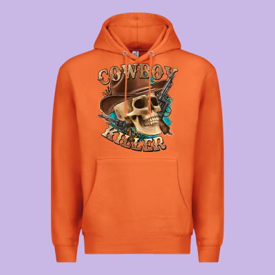 Premium Hoodie cowboy killer with skull