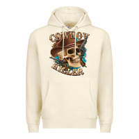 Sandshell cowboy killer with skull Premium Hoodie - texasbilliewilder