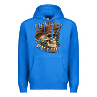 True Royal cowboy killer with skull Premium Hoodie - texasbilliewilder