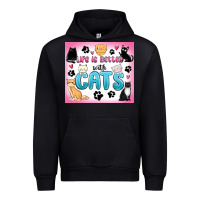 Black life is better with cats Urban Hoodie - MaliasSmallBusiness