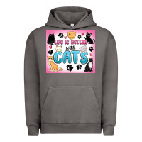 Pigment Tornado life is better with cats Urban Hoodie - MaliasSmallBusiness