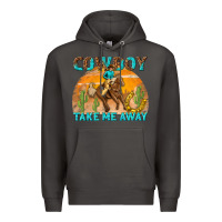 Smoke cowboy take me away Premium Hoodie - texasbilliewilder