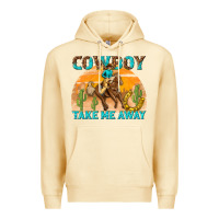 Pina Colada cowboy take me away Premium Hoodie - texasbilliewilder