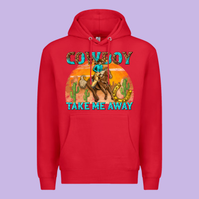 Premium Hoodie cowboy take me away