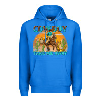 True Royal cowboy take me away Premium Hoodie - texasbilliewilder