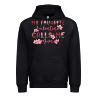 Black my favorite valentine calls me mama Urban Hoodie - MaliasSmallBusiness
