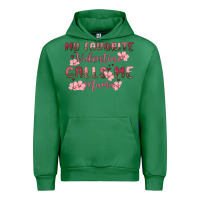 Emerald my favorite valentine calls me mama Urban Hoodie - MaliasSmallBusiness