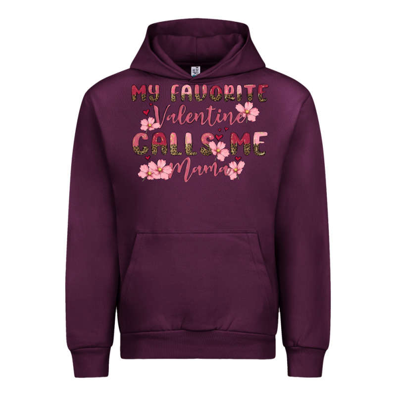 My Favorite Valentine Calls Me Mama Urban Hoodie by MaliasSmallBusiness | Teevron