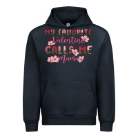 Navy my favorite valentine calls me mama Urban Hoodie - MaliasSmallBusiness
