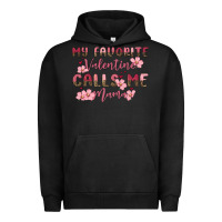 Pigment Black my favorite valentine calls me mama Urban Hoodie - MaliasSmallBusiness