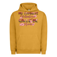 Pigment Peanut Butter my favorite valentine calls me mama Urban Hoodie - MaliasSmallBusiness