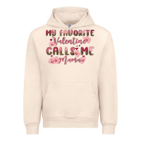 Sandshell my favorite valentine calls me mama Urban Hoodie - MaliasSmallBusiness