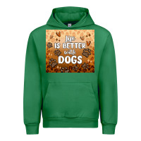 Emerald life is better with dogs Urban Hoodie - MaliasSmallBusiness