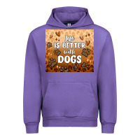 Tulip life is better with dogs Urban Hoodie - MaliasSmallBusiness