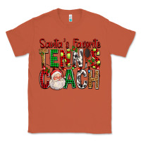 Copper Santa's Favorite Tennis Coach For Christmas Classic Tee - FaDigitalArtStudio