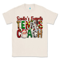 Natural Santa's Favorite Tennis Coach For Christmas Classic Tee - FaDigitalArtStudio