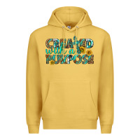 Antique Gold created with a purpose Premium Hoodie - texasbilliewilder