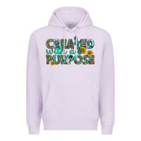 Lilac created with a purpose Premium Hoodie - texasbilliewilder