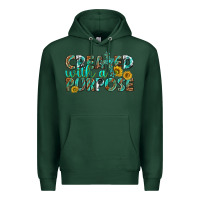 Sports Green created with a purpose Premium Hoodie - texasbilliewilder