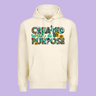 Premium Hoodie created with a purpose