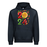 Navy happy new year 2024 Urban Hoodie - MaliasSmallBusiness