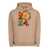 Pigment Burro happy new year 2024 Urban Hoodie - MaliasSmallBusiness
