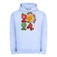 Pigment Grape Ice happy new year 2024 Urban Hoodie - MaliasSmallBusiness