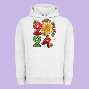 Happy New Year 2024 Urban Hoodie Designed By Maliassmallbusiness