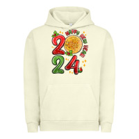 Pigment Pistachio happy new year 2024 Urban Hoodie - MaliasSmallBusiness