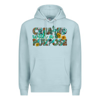 Blue Mist created with a purpose Premium Hoodie - texasbilliewilder