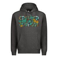 Charcoal Heather created with a purpose Premium Hoodie - texasbilliewilder