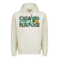 Oatmeal Heather created with a purpose Premium Hoodie - texasbilliewilder