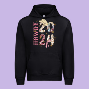 Howdy 2024 Urban Hoodie Designed By Maliassmallbusiness