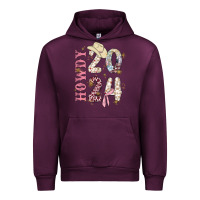 Mauve Wine howdy 2024 Urban Hoodie - MaliasSmallBusiness