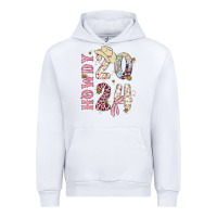 White howdy 2024 Urban Hoodie - MaliasSmallBusiness