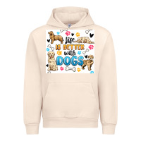 Sandshell life is better with dogs Urban Hoodie - MaliasSmallBusiness