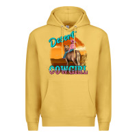 Antique Gold desert cowgirl Premium Hoodie - texasbilliewilder