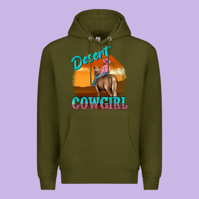 Premium Hoodie desert cowgirl