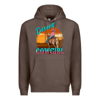 Coffee desert cowgirl Premium Hoodie - texasbilliewilder