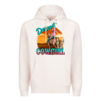 Pale Pink desert cowgirl Premium Hoodie - texasbilliewilder