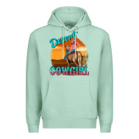 Seafoam desert cowgirl Premium Hoodie - texasbilliewilder