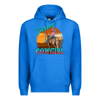 True Royal desert cowgirl Premium Hoodie - texasbilliewilder