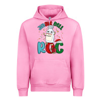 Fuchsia Pink jingle bell roc Urban Hoodie - MaliasSmallBusiness